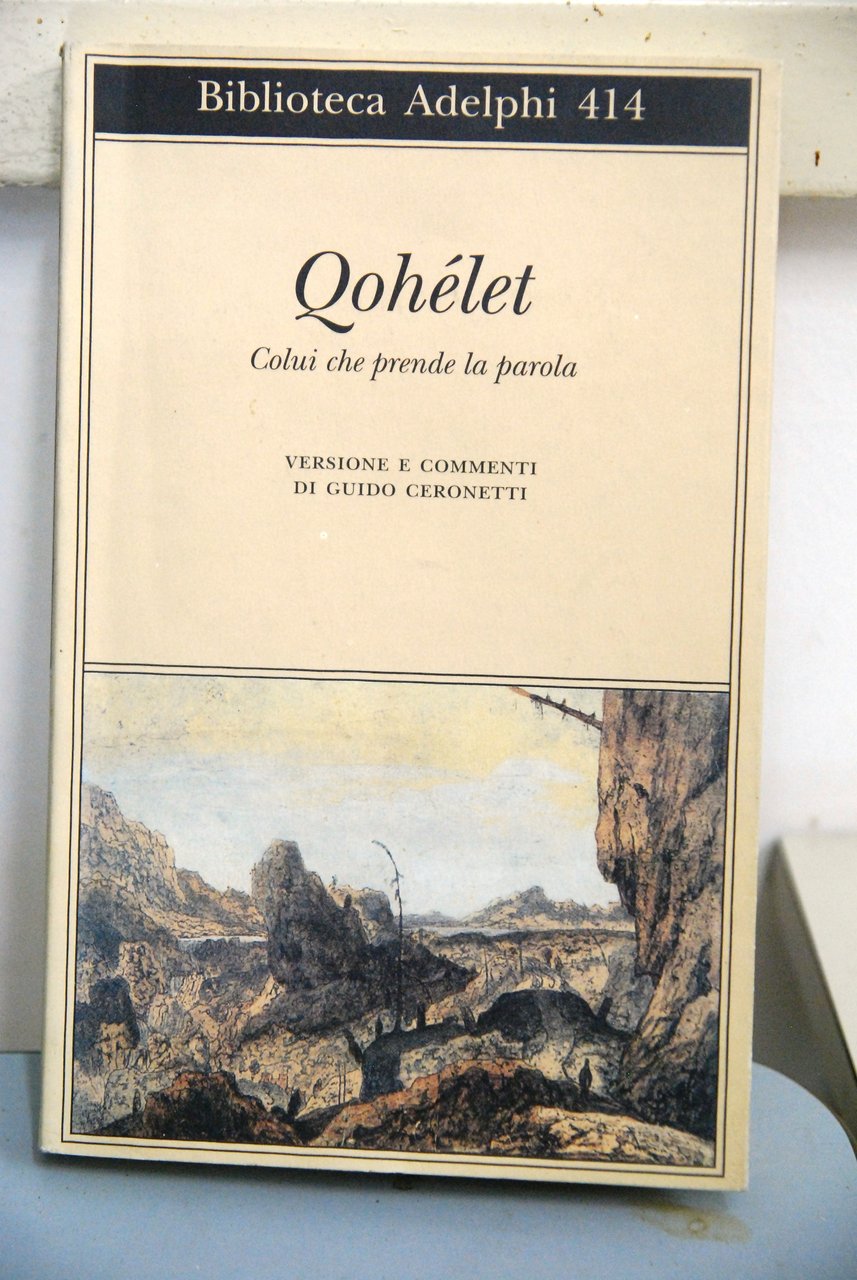 qohelet colui che prende la parola