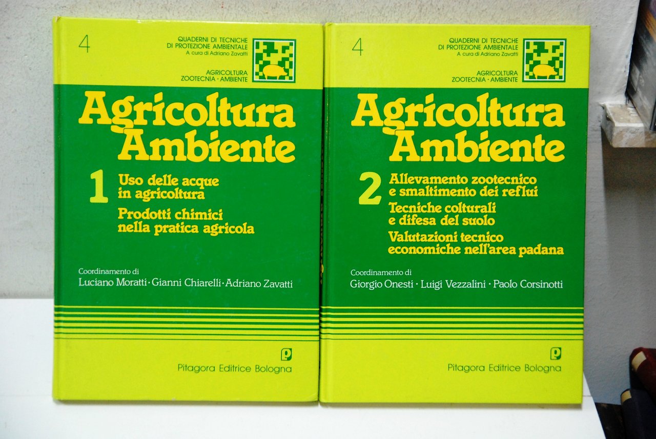 quaderni di tecniche protezione ambientale agricoltura ambiente 2 voll. NUOVI