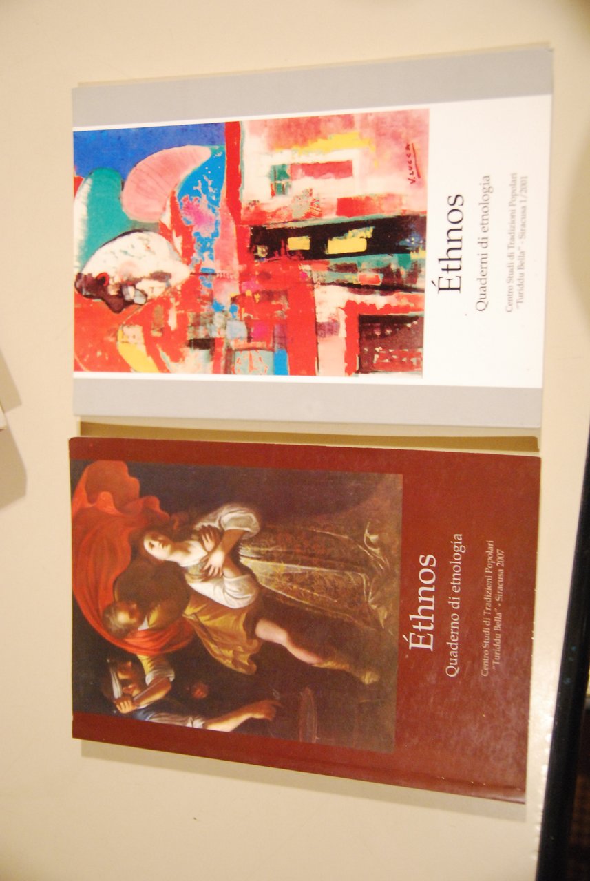 quaderno di etnologia 2007 e 2001