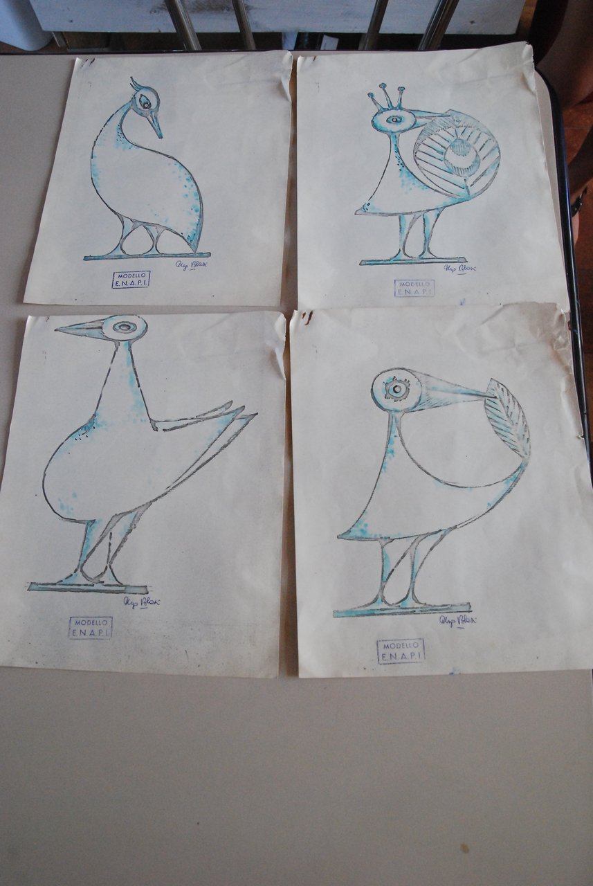 quattro disegni modello ENAPI