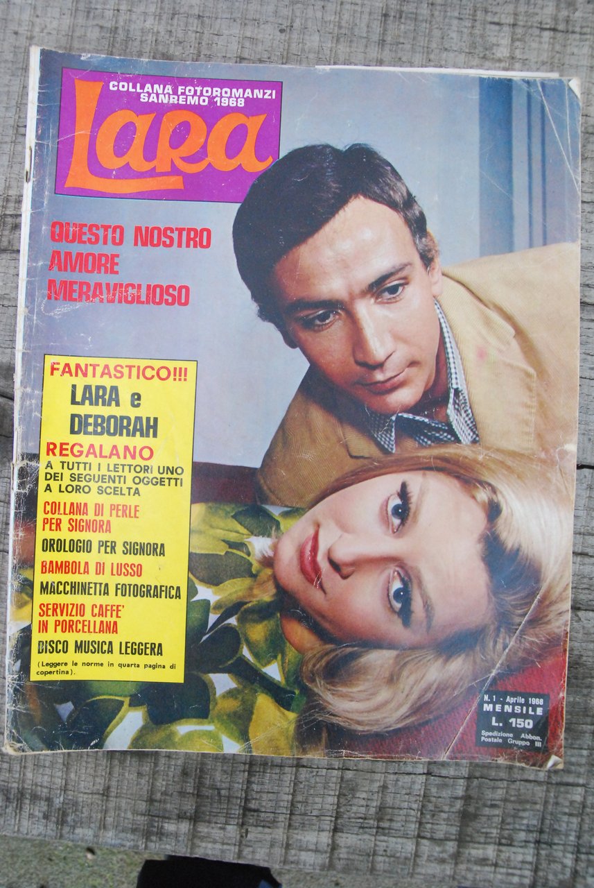 questo nostro amore meraviglioso n. 1 aprile 1968 NUOVO