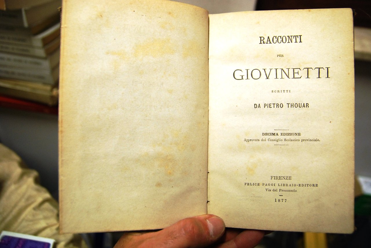 Racconti per Giovinetti | Immagine principale