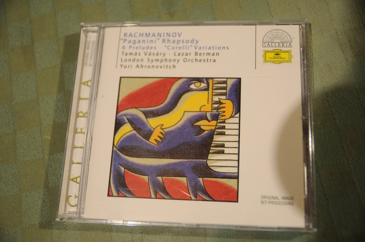 RACHMANINOV PAGANINI rhapsody CD NUOVO