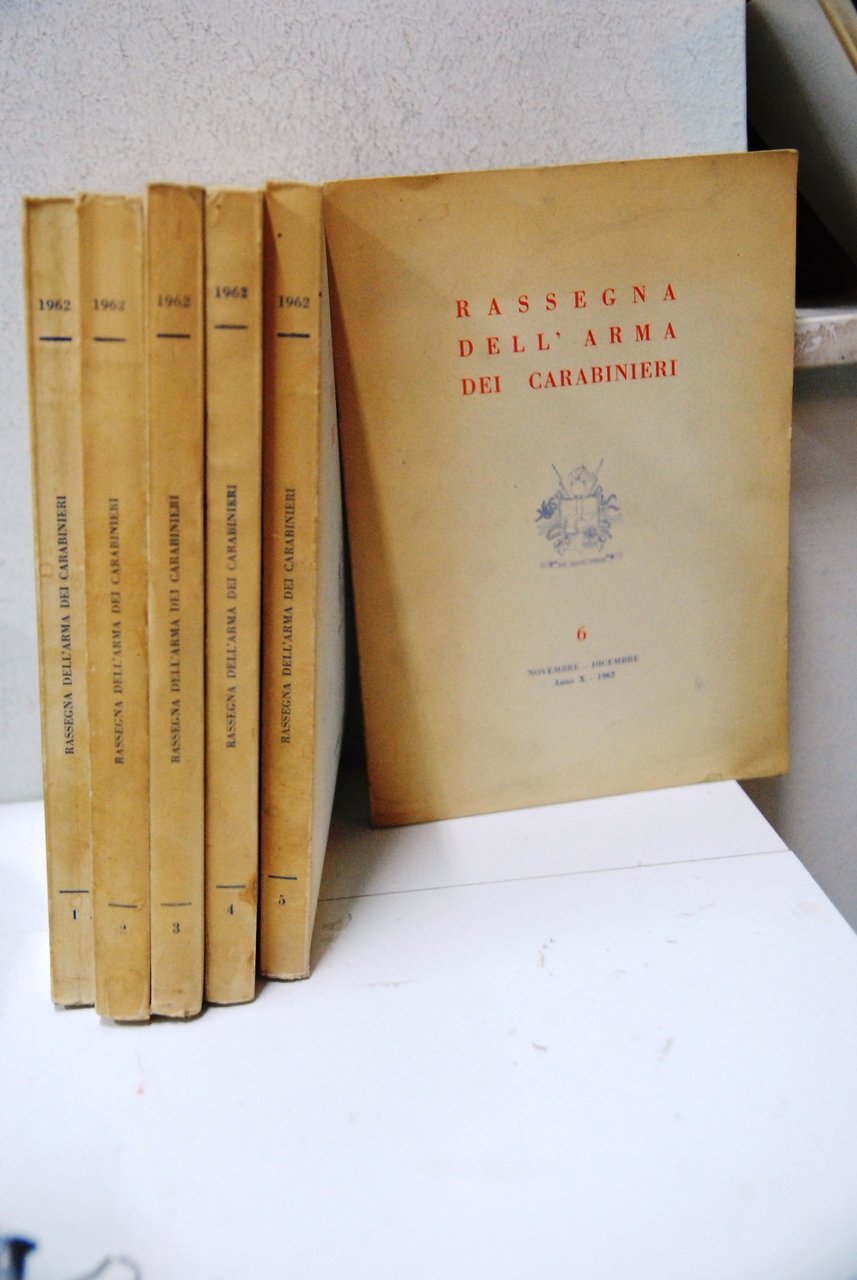 RASSEGNA DELL'ARMA DEI CARABINIERI 6 VOLL. OPERA CPL. | Immagine principale