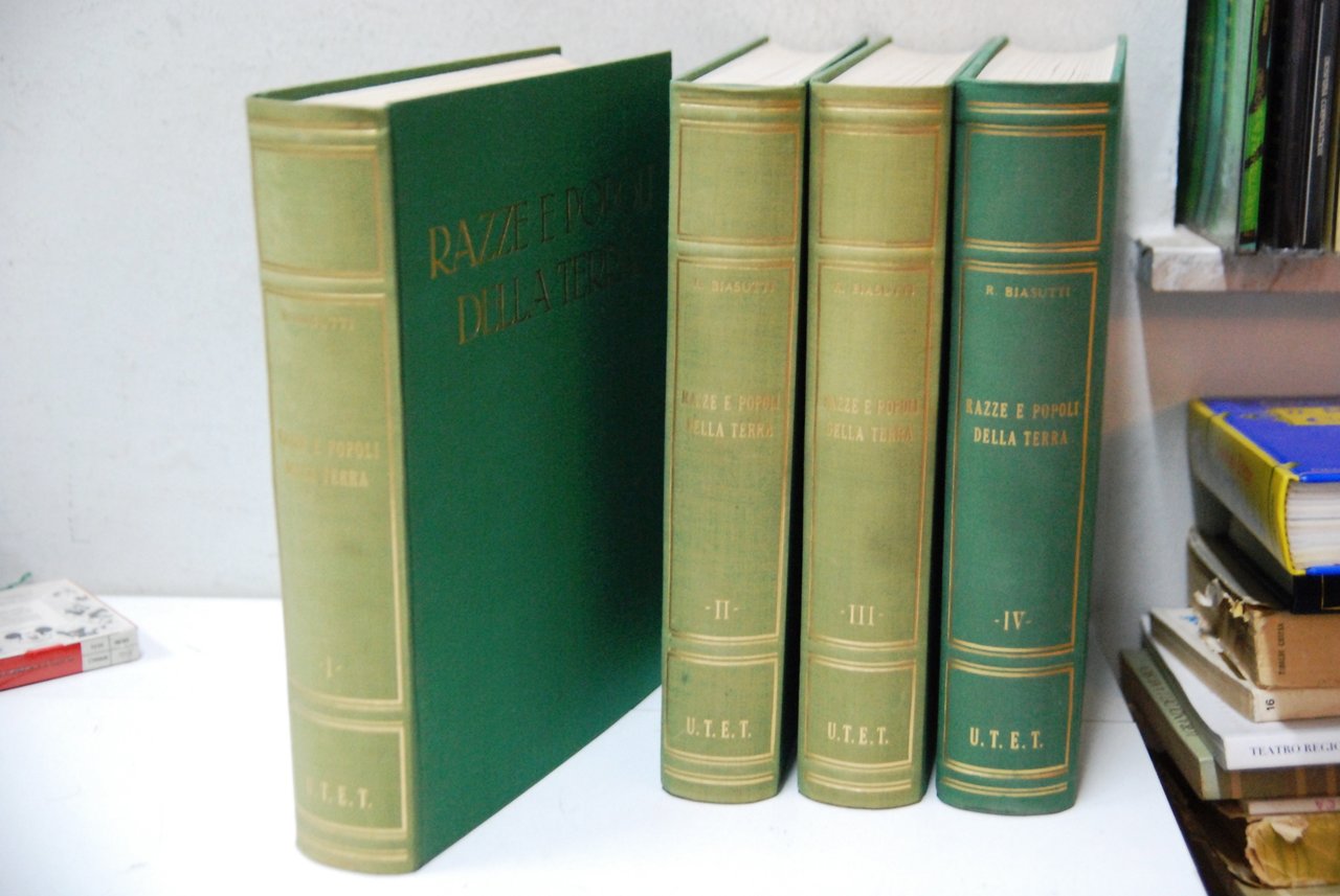 razze e popoli della terra 4 voll. opera cpl. ottime …