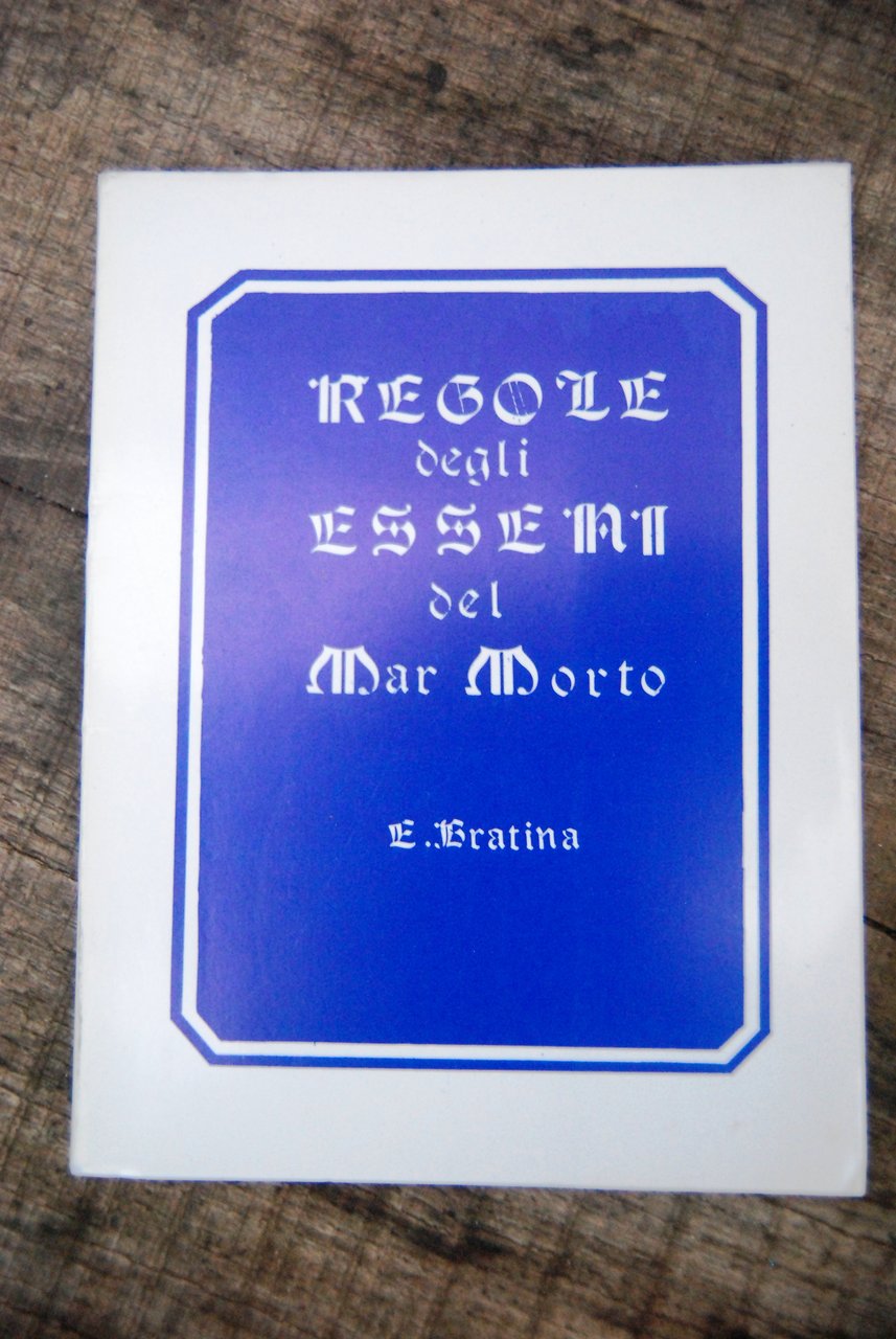 regole degli esseni del mar morto NUOVISSIMO | Immagine principale