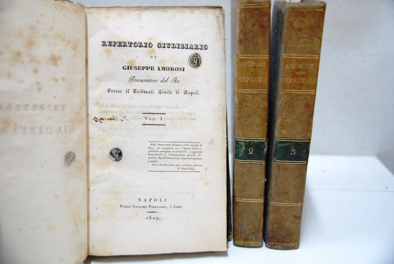 Repertorio giudiziario di g. a. procuratore del re presso il …