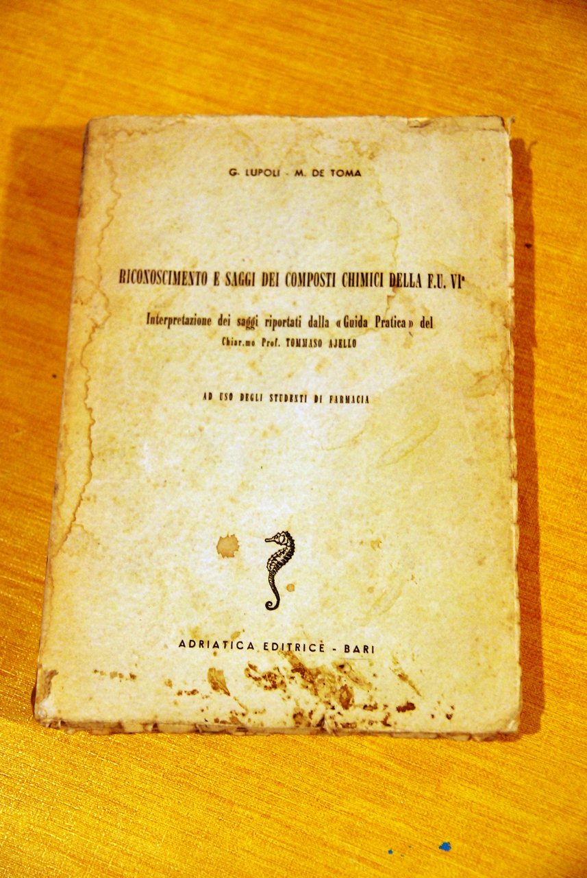 riconoscimento e saggi dei composti chimici della f.u. VI PROF. … | Immagine principale