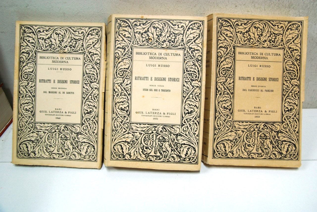 Ritratti e disegni storici in 3 volumi, dal manzoni al … | Immagine principale