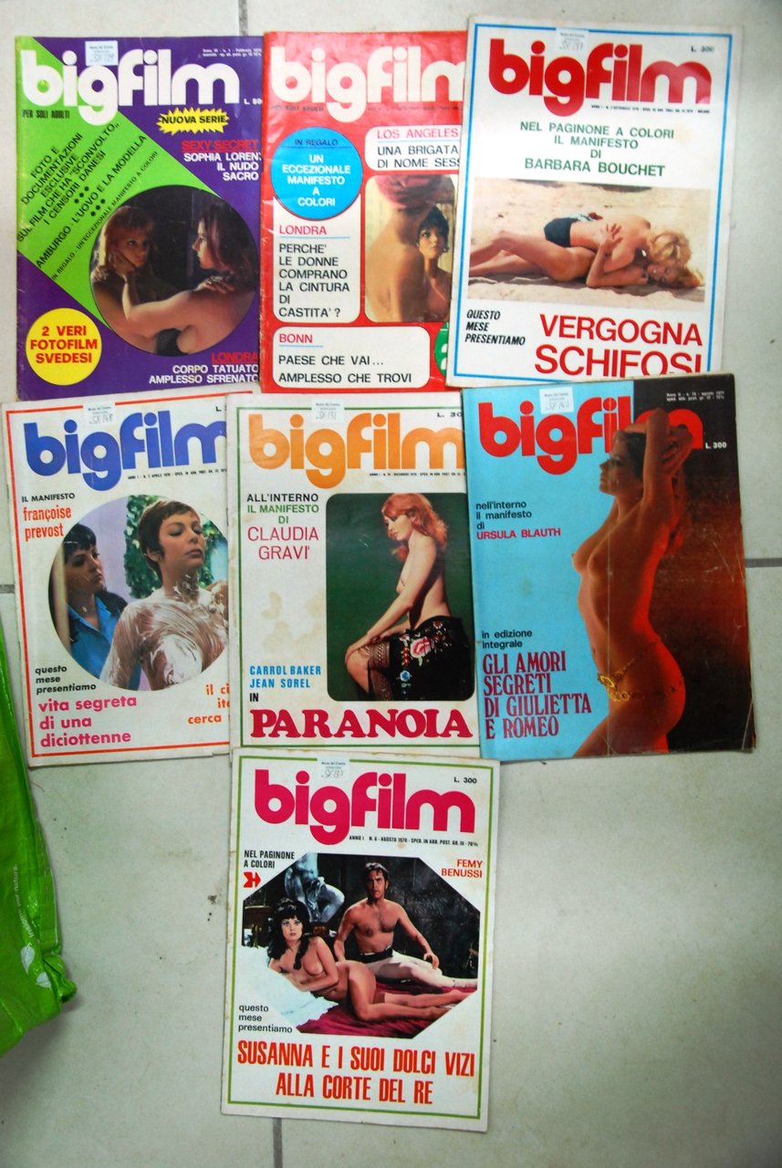 Rivista Big fim 7 riviste varie