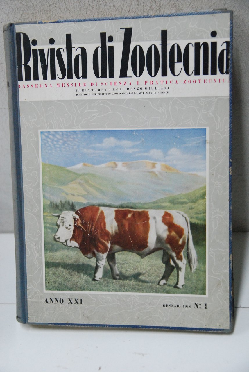 rivista di zootecnia 1948 cpl 12 numeri