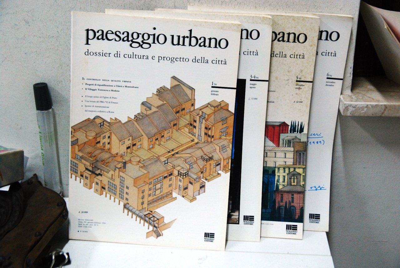 rivista dossier di cultura e progetto della città - annata …