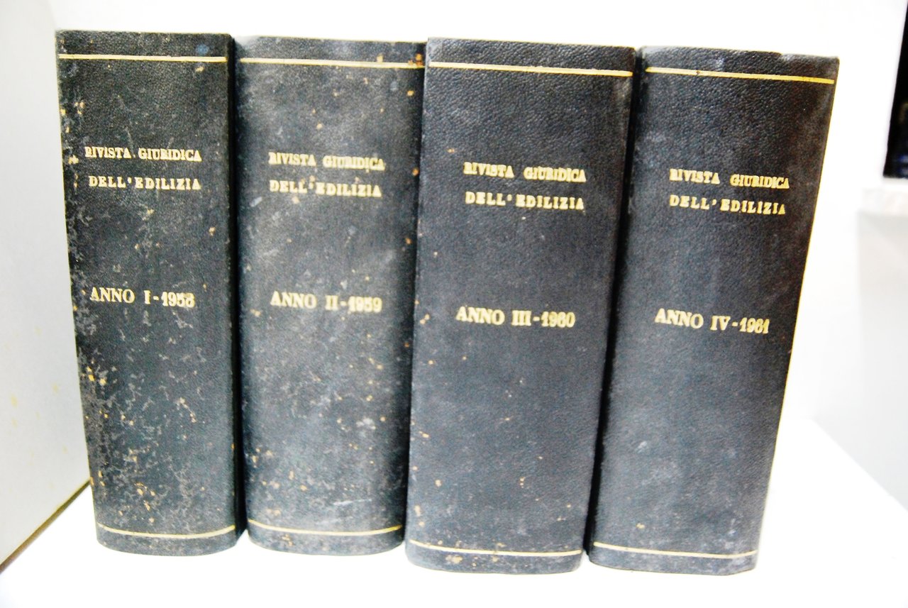 Rivista giuridica dell'edilizia anni I-IV