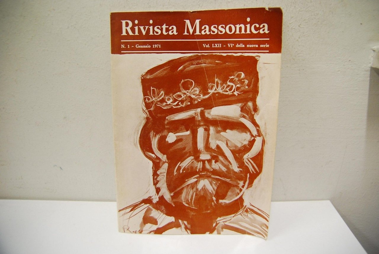 Rivista massonica n. 1 gennaio 1971 articolo su walt disney …