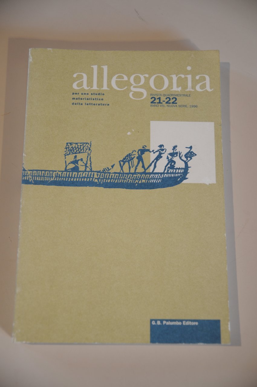 rivista quadrimestrale 21-22 anno VIII 1996 NUOVO