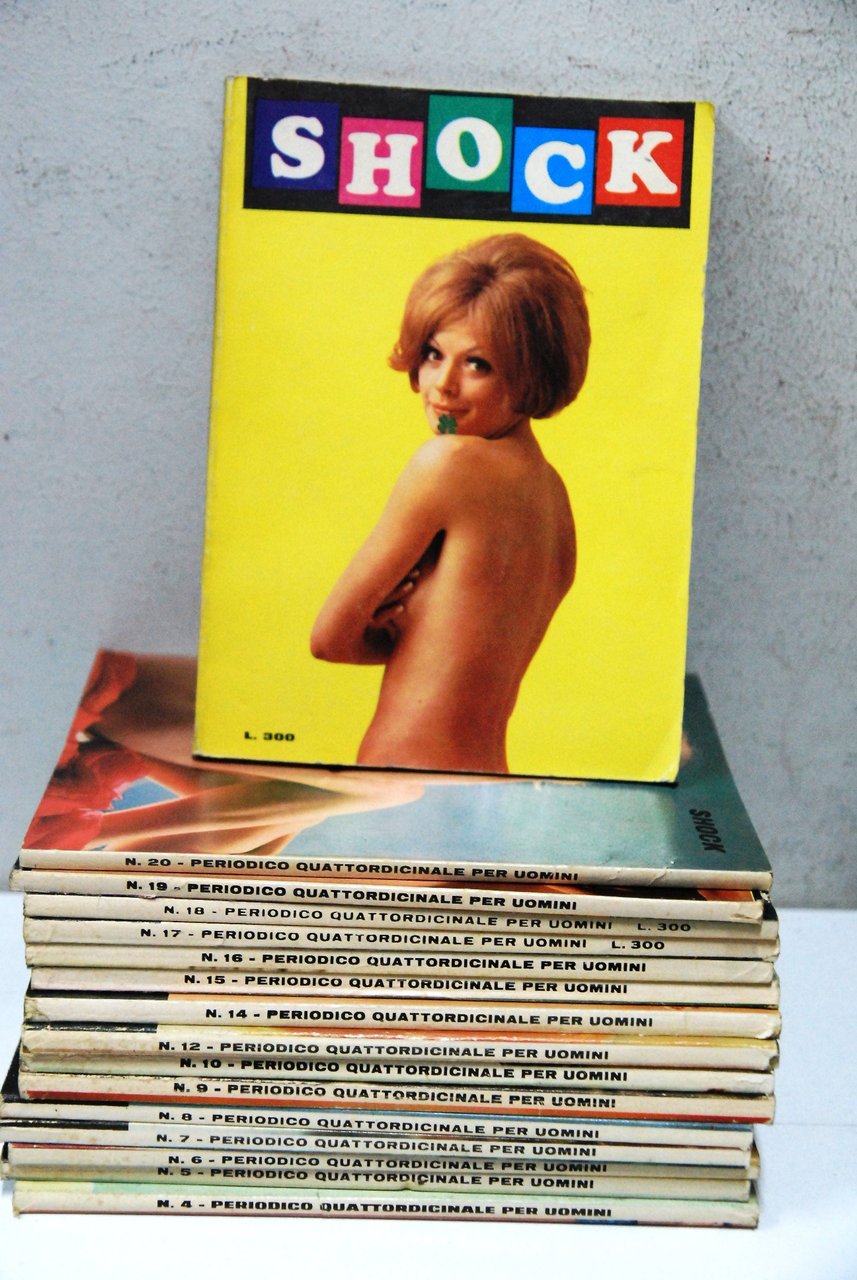 Rivista shock - periodico quattordicinale (15 numeri dei primi 20)