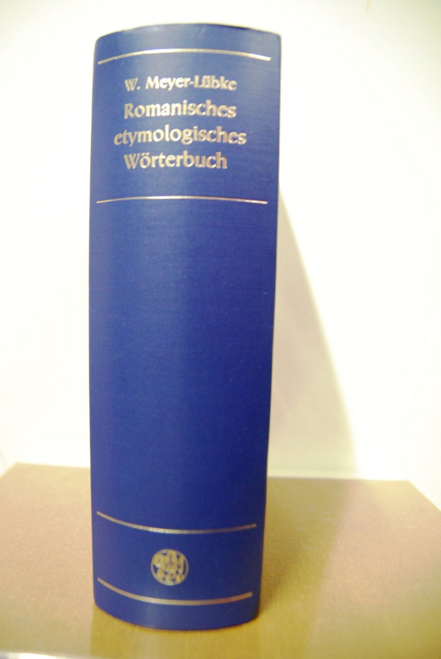 Romanisches etymologisches worterbuch | Immagine principale