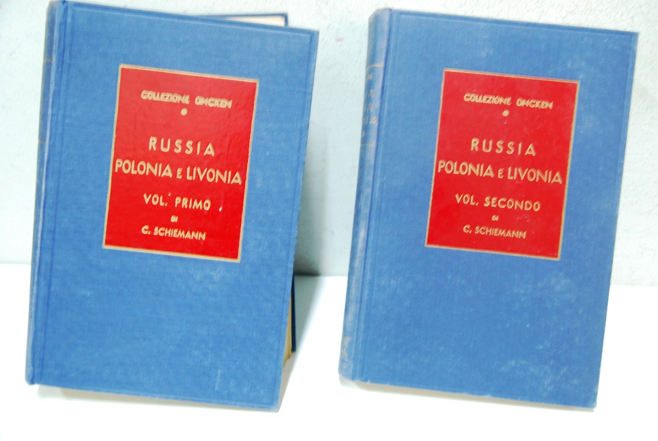 Russia Polonia e Livonia 2 volumi completi