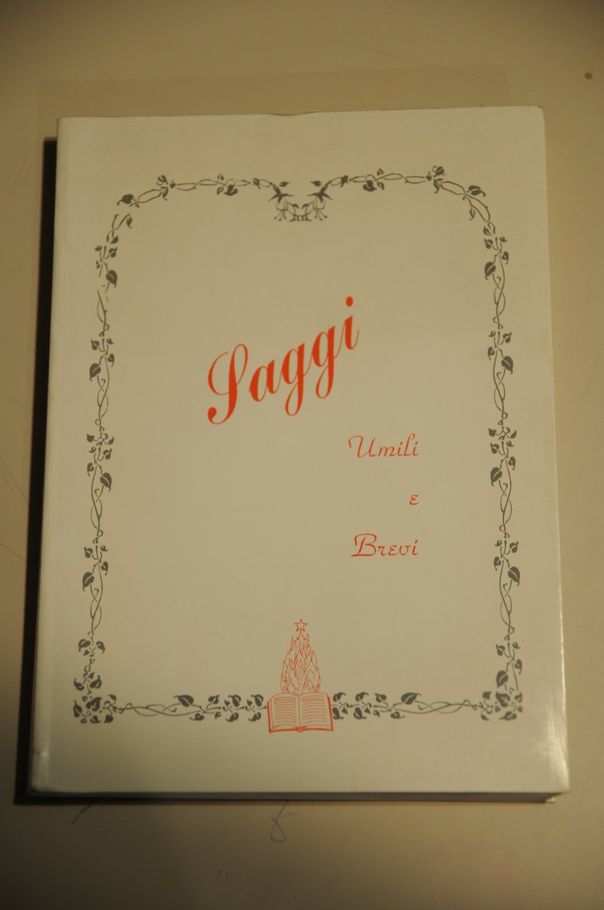 saggi umili e brevi NUOVISSIMO