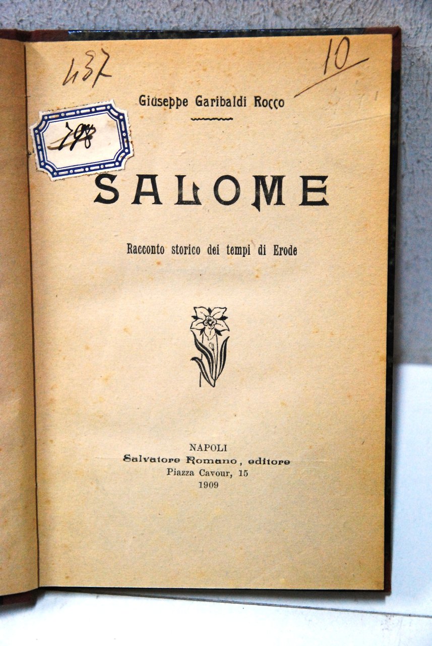 salome salomè racconto storico dei tempi di erode