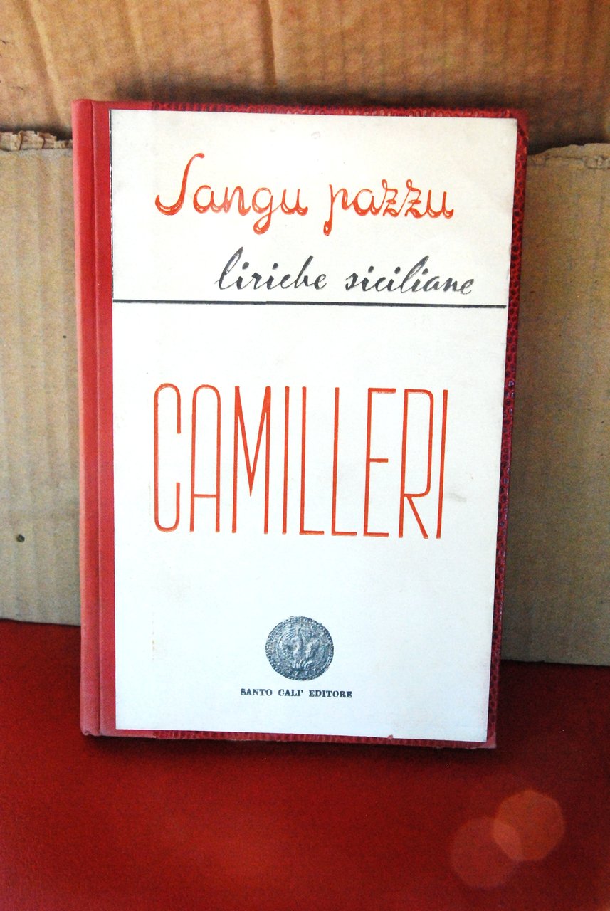 SANGU PAZZU liriche siciliane - rilegatura superiore della casa editrice …