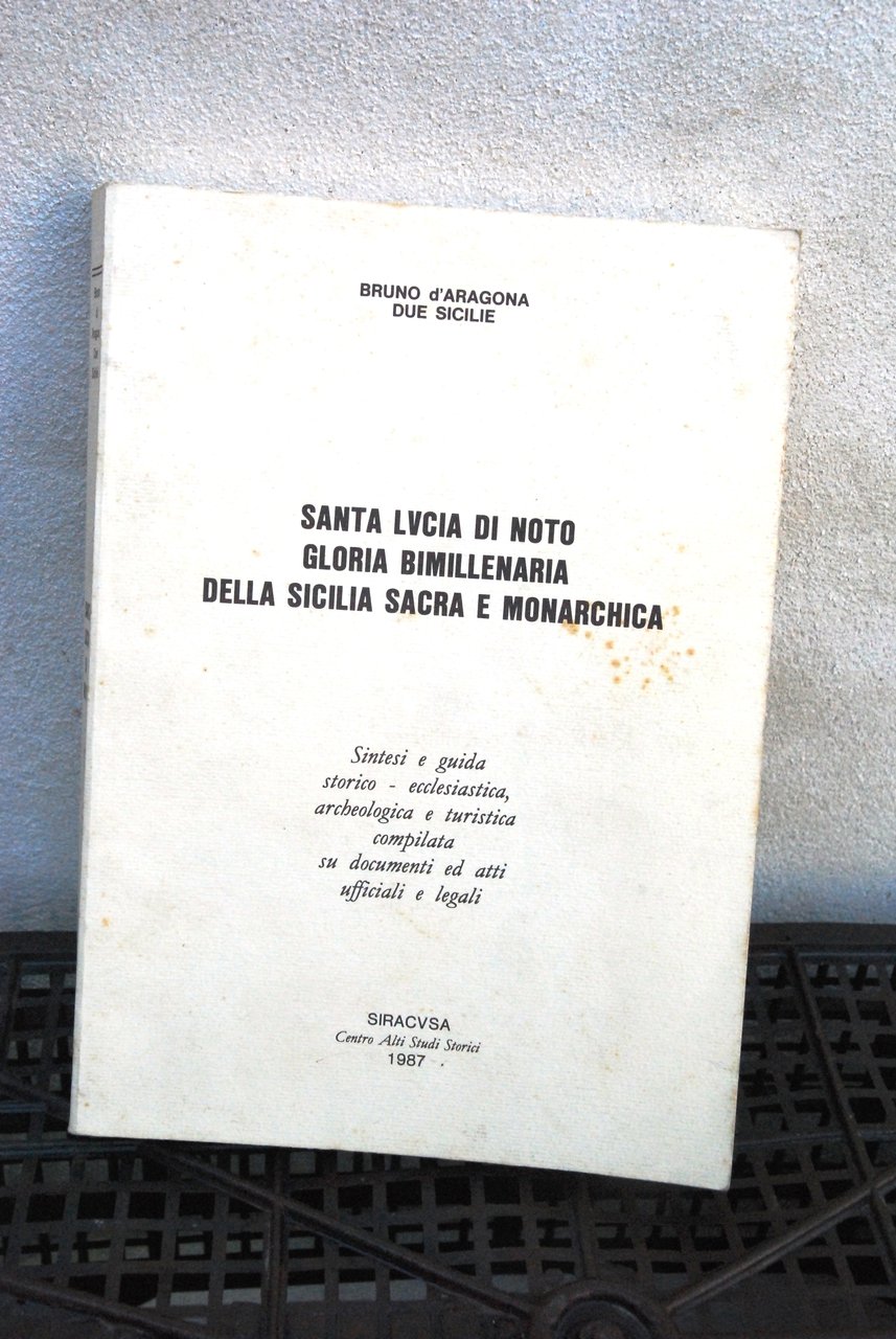 santa lucia di noto gloria bimillenaria della sicilia sacra e …