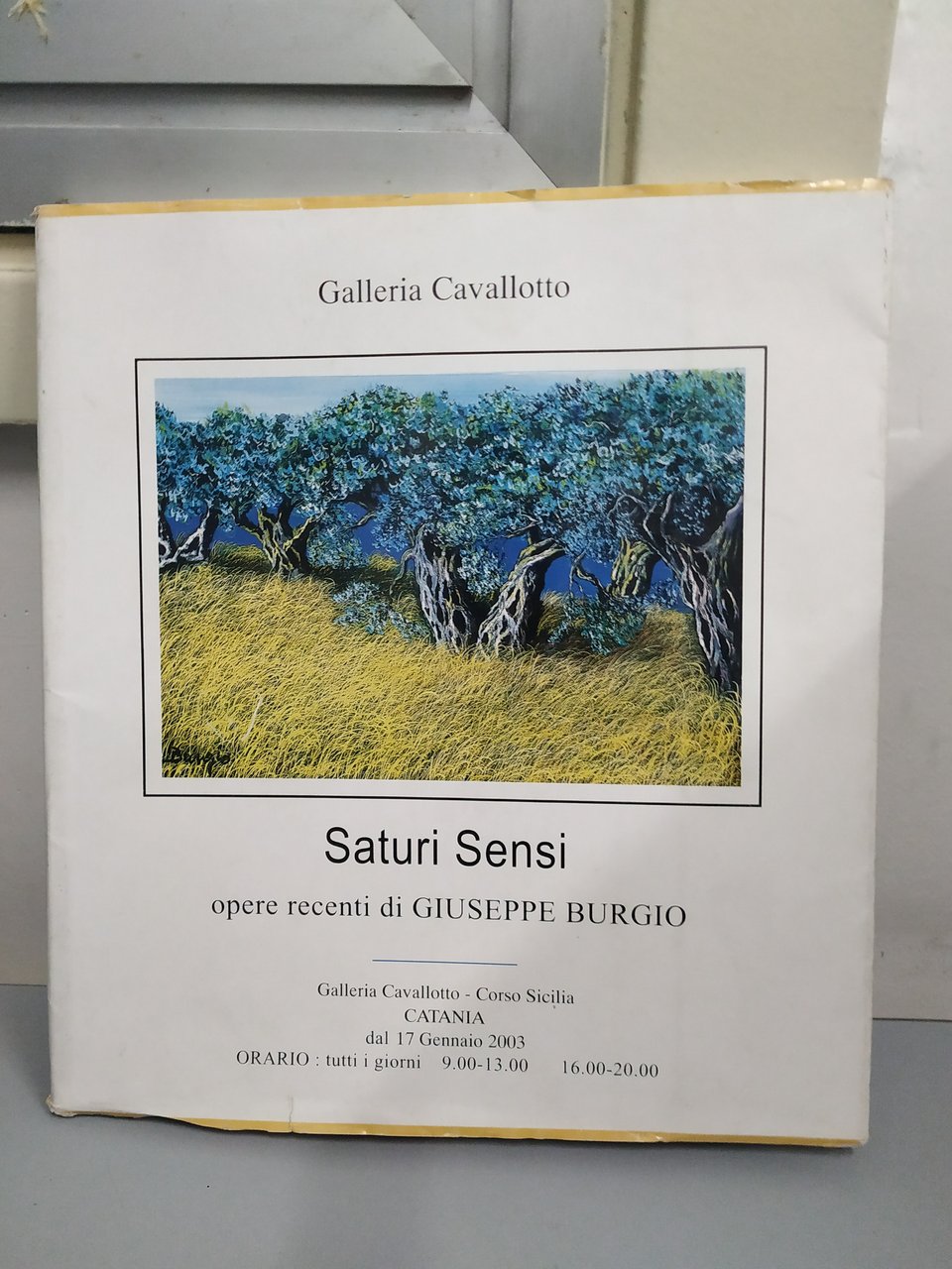 saturi sensi opere di giuseppe burgio - NUOVO