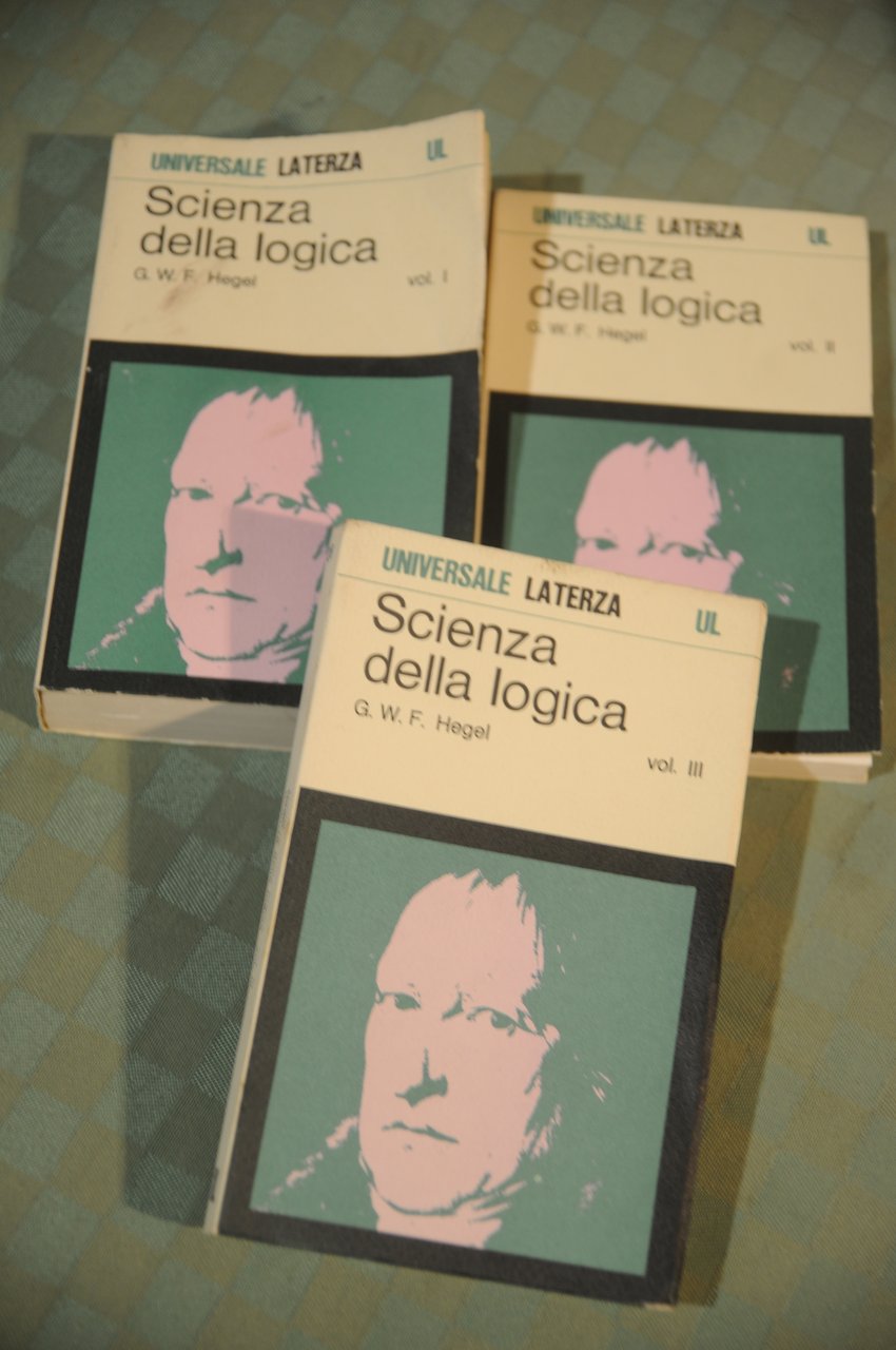scienza della logica 3 voll. opera cpl. NUOVI | Immagine principale