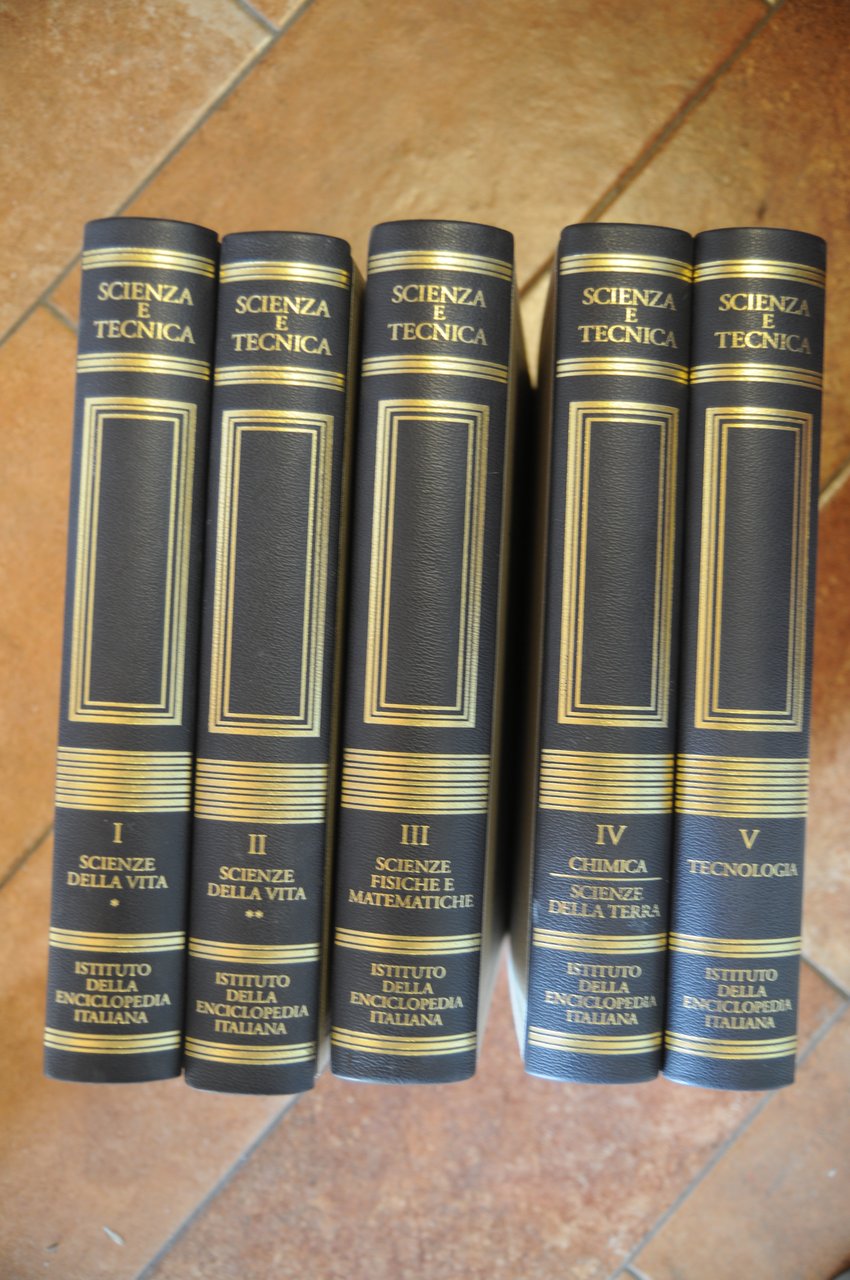 SCIENZA E TECNICA VOLL. 1-5 NUOVISSIMI