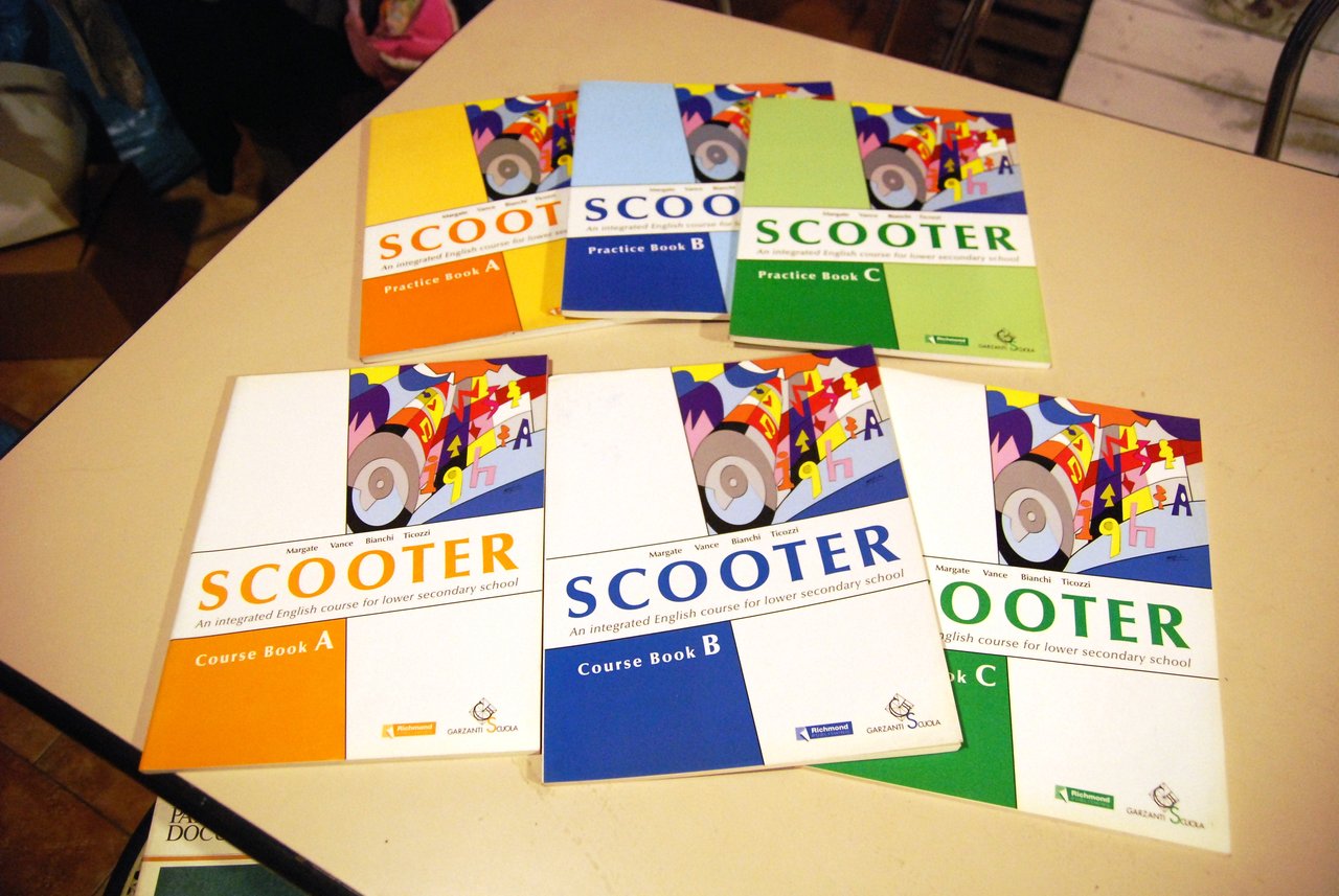 scooter practice book A, B, C e course book A, …