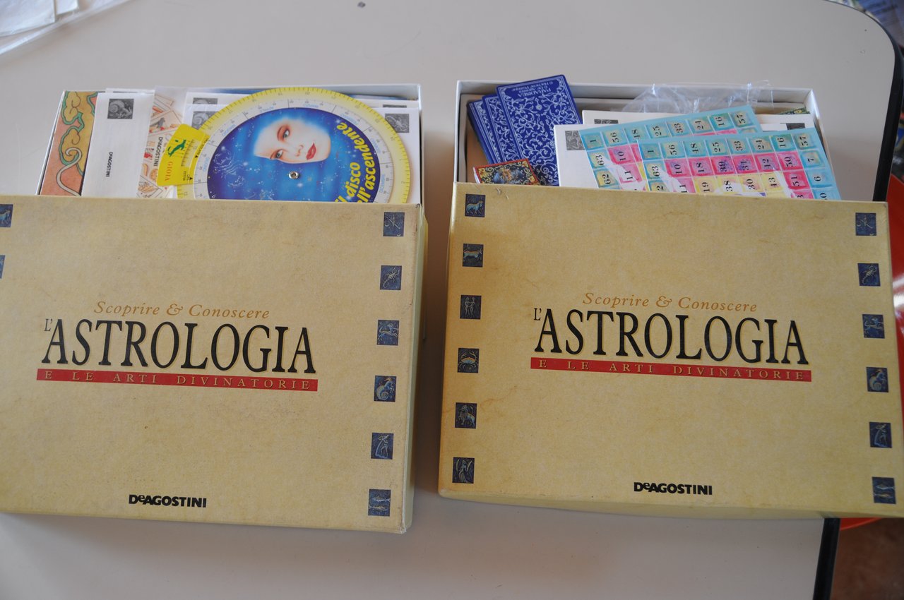scoprire e conoscere l'astrologia 2 scatole cpl. NUOVISSIMI