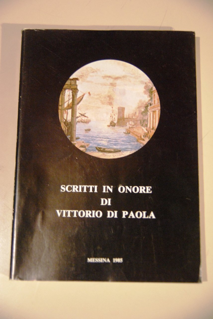 scritti in onore di vittorio di paola NUOVISSIMO