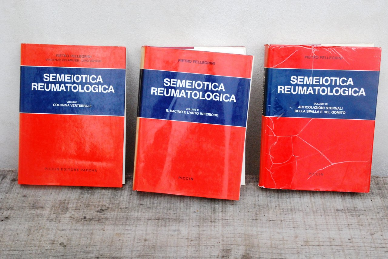 semeiotica reumatologica voll. 1,2,3 | Immagine principale