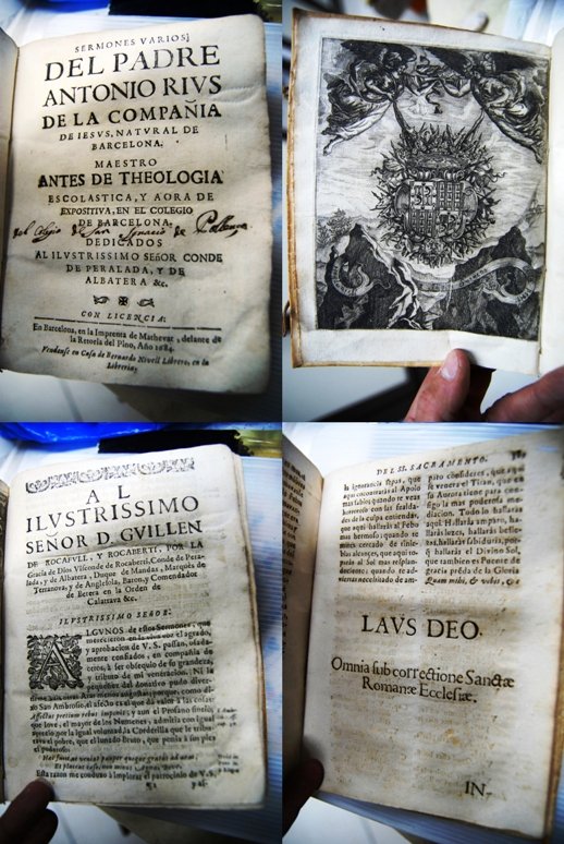 Sermones variosj del padre antonio rius de la compania de … | Immagine principale