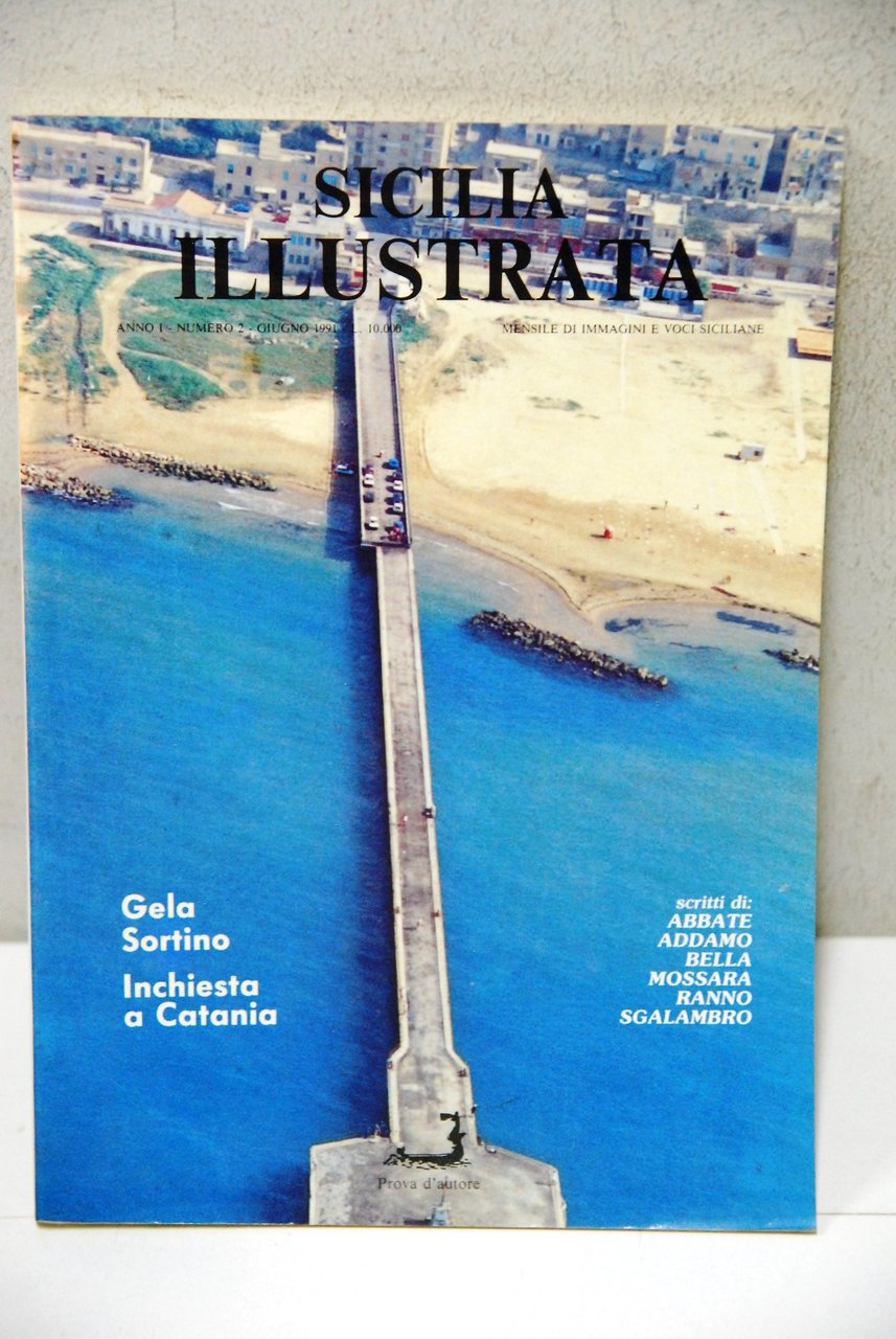 sicilia illustrata anno 2 n. 1 mensile di immagini e … | Immagine principale