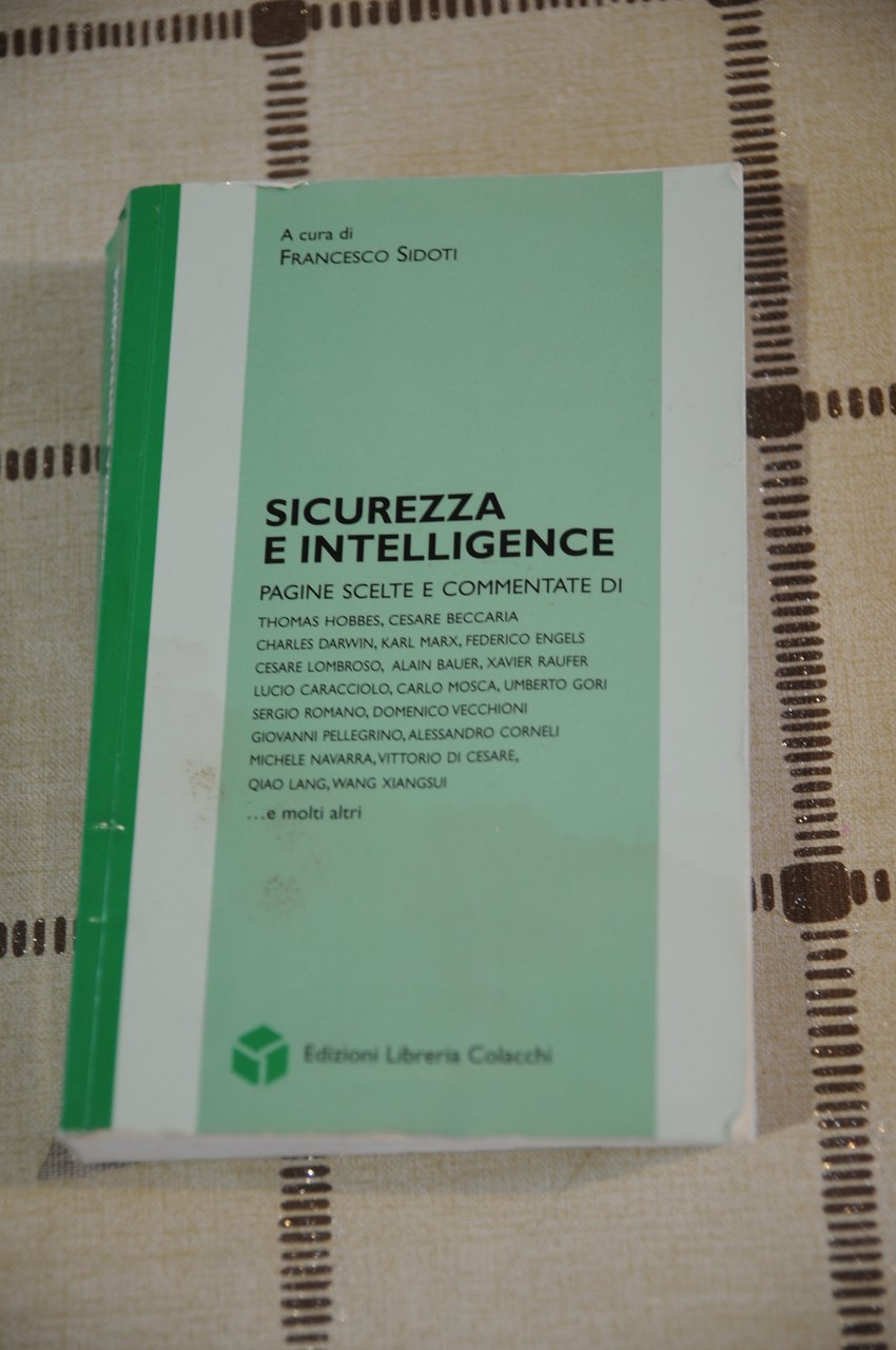 sicurezza e intelligence (sottolineature e postumi pregressa umidità) | Immagine principale