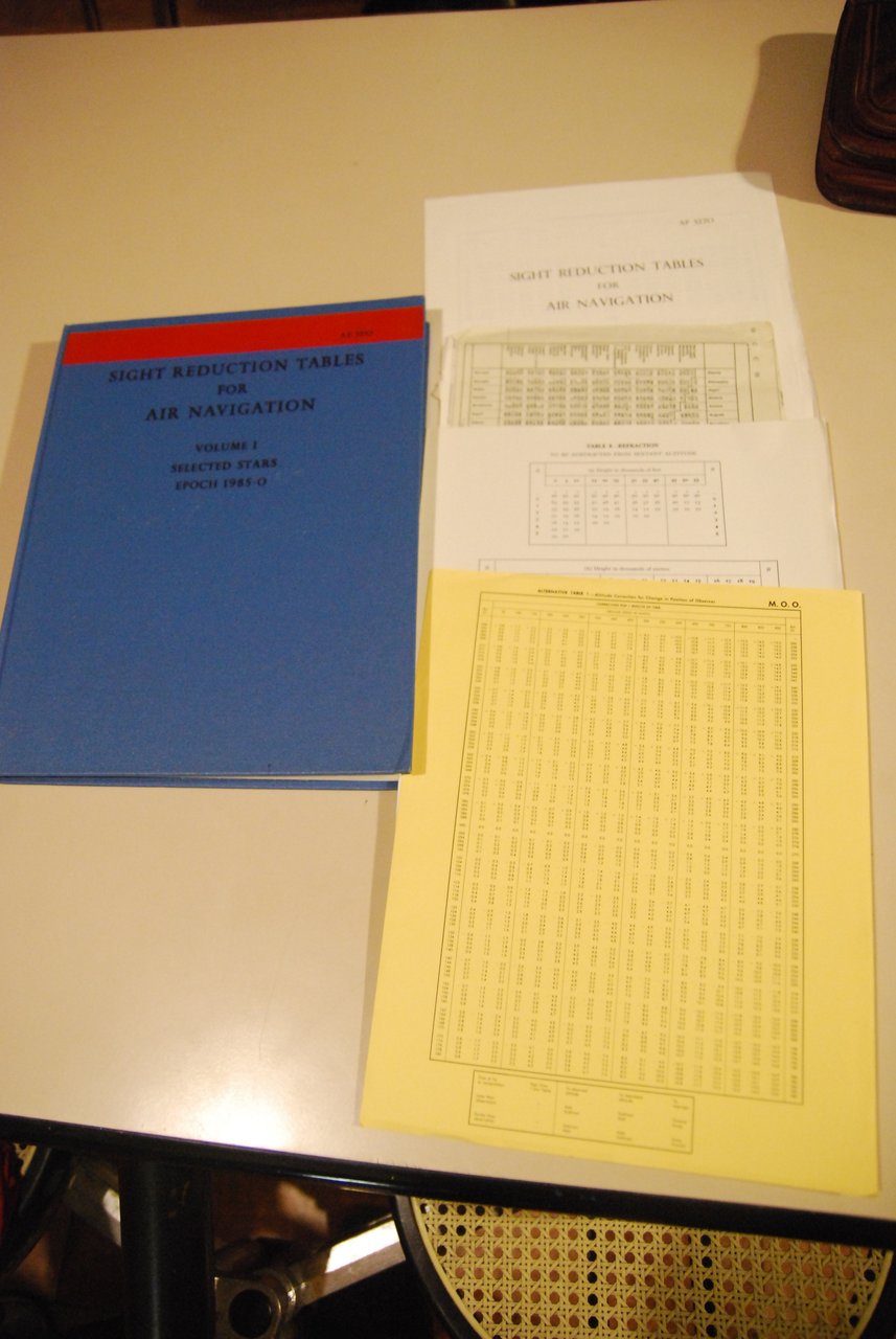 sight reduction tables for air navigation vol. I selected stars …