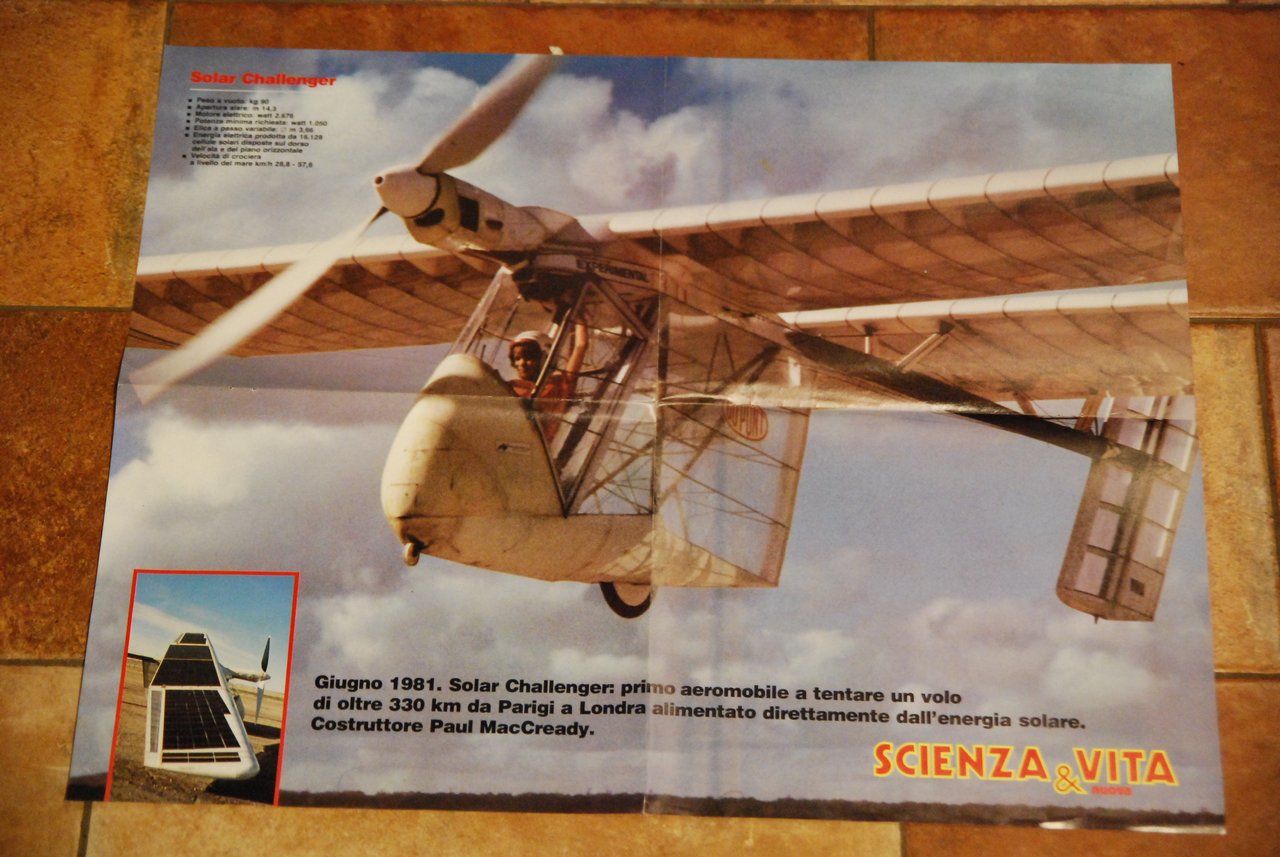 solar challenger scienza vita