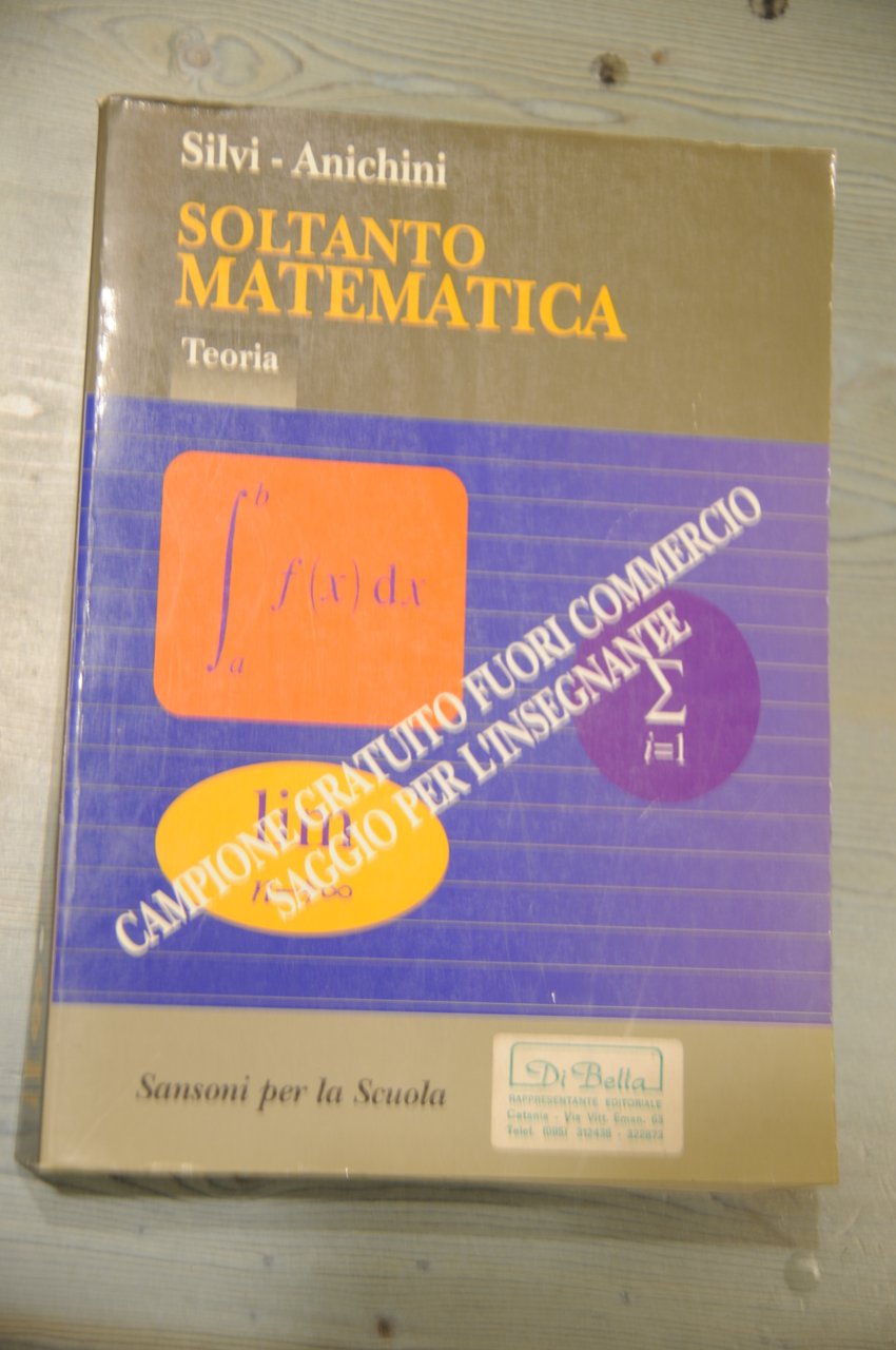 soltanto matematica teoria NUOVISSIMO | Immagine principale