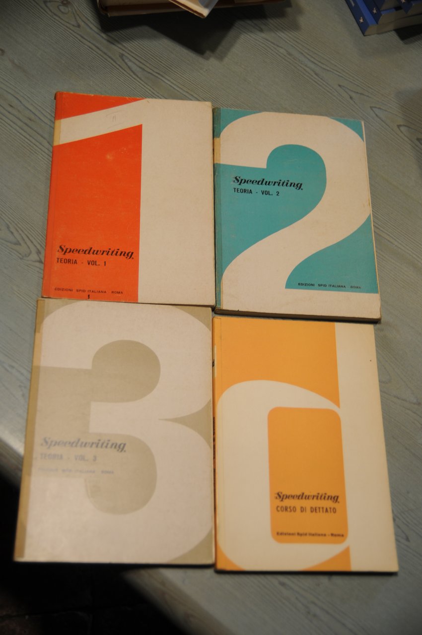 speedwriting teoria 1, 2, 3 e dettato 4 voll. opera …