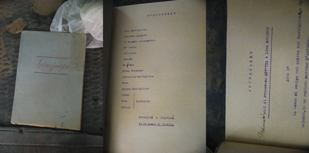 spinajaddu opera teatrale nino castiglione nicolino mandala'