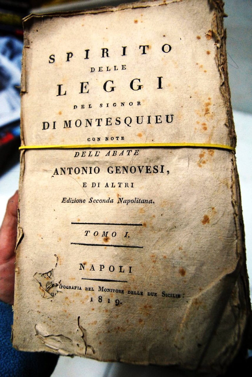 Spirito delle leggi ? tomo non RIGIDA pagg. 366 | Immagine principale