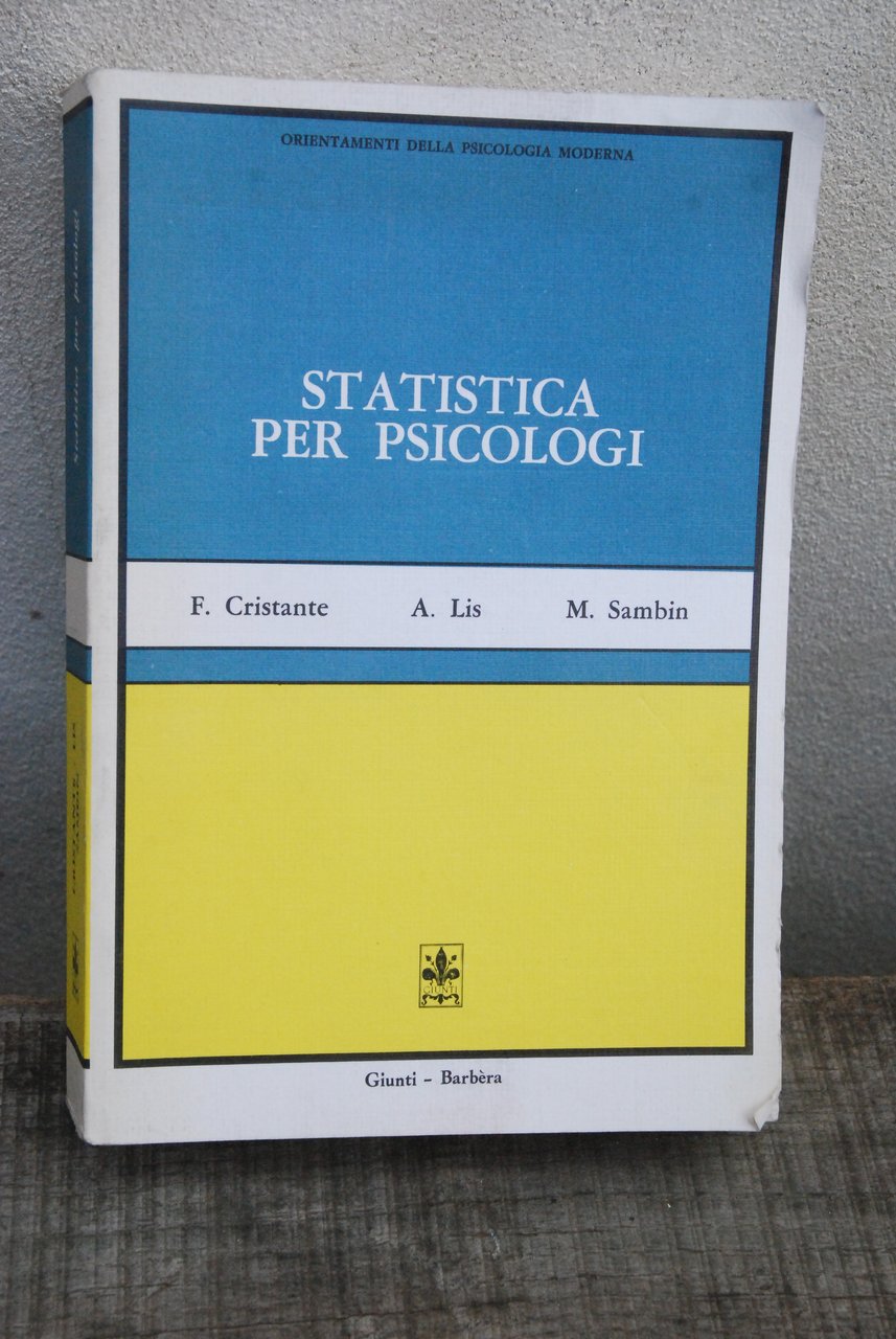 statistica per psicologi NUOVO