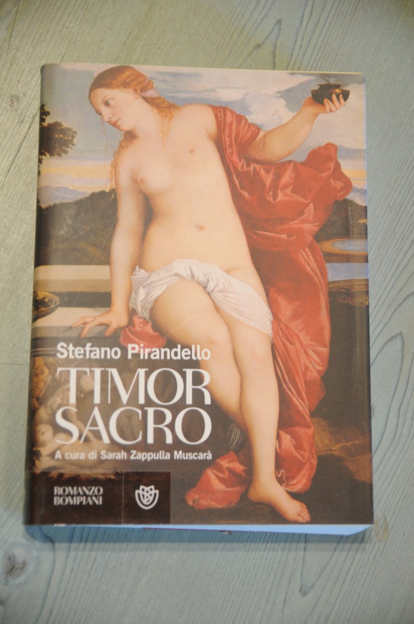 stefano pirandello timor sacro autografato dall'autrice con dedica NUOVISSIMO