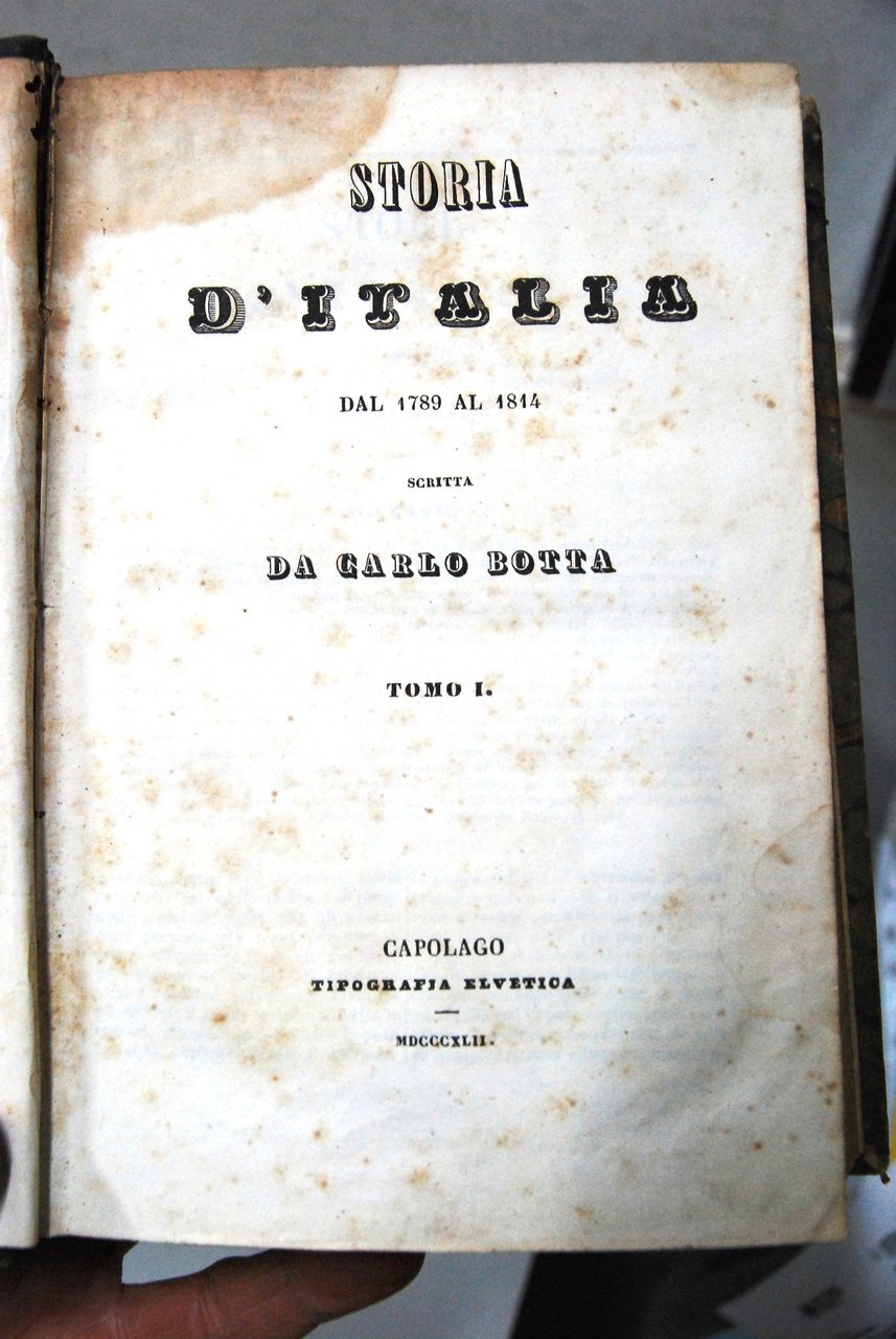 Storia d'italia 2 voll. In 1