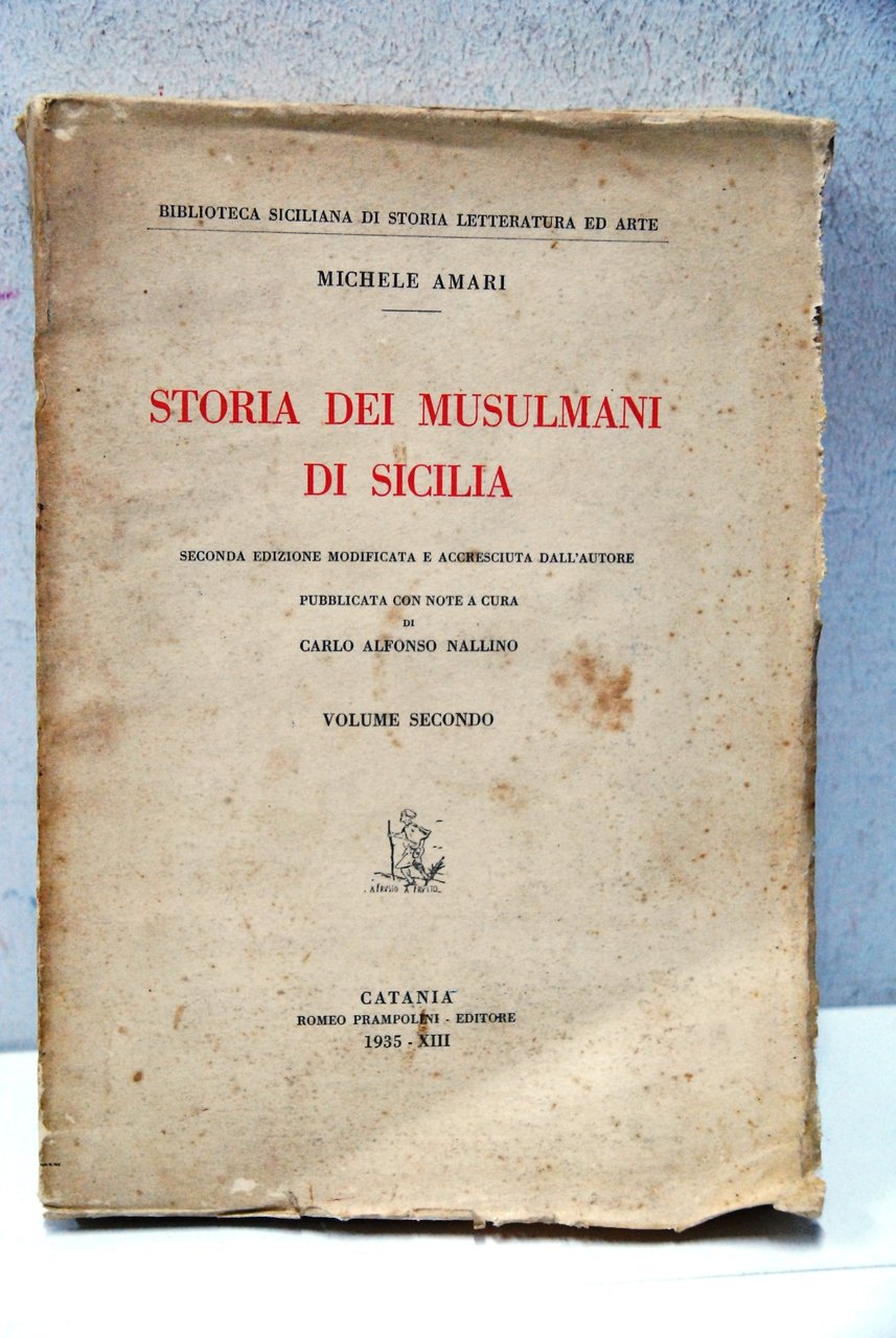 Storia dei musulmani di sicilia ? vol. secondo | Immagine principale