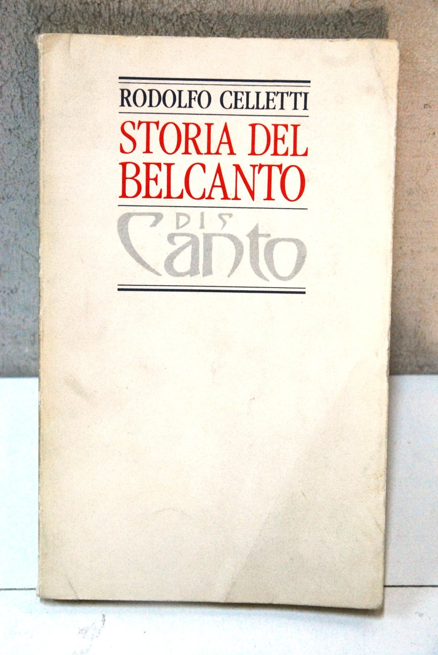 storia del belcanto discanto - 1983