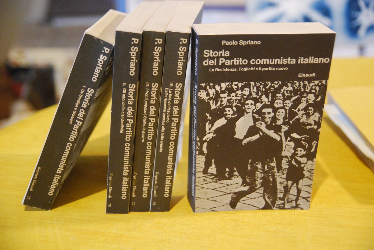 storia del partito comunista italiano 5 voll. opera cpl. NUOVISSIMI
