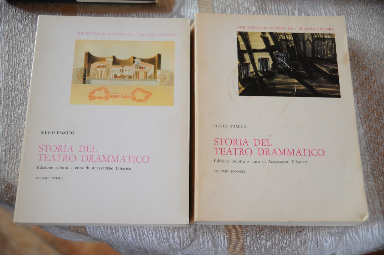 storia del teatro drammatico 2 voll. opera cpl. NUOVI