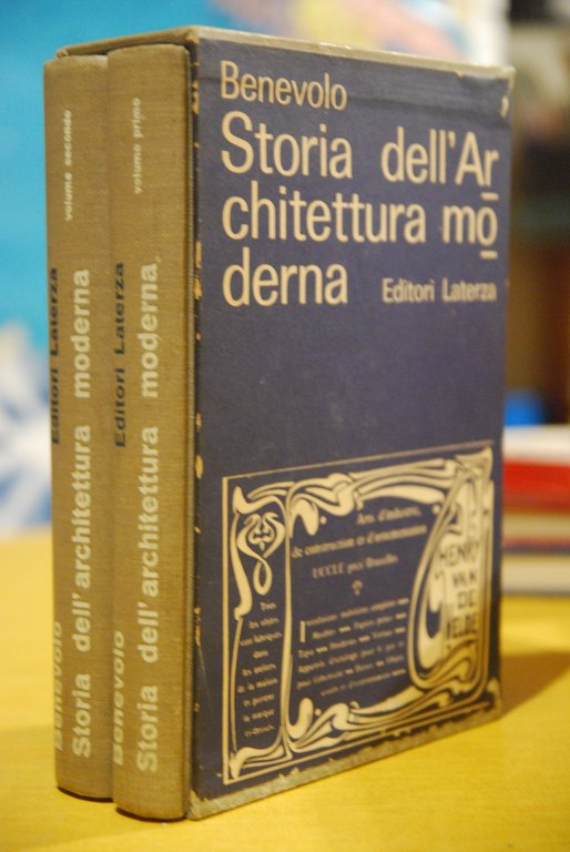storia dell'architettura moderna 2 voll. nuovi opera cpl. con cofanetto 1 ed.